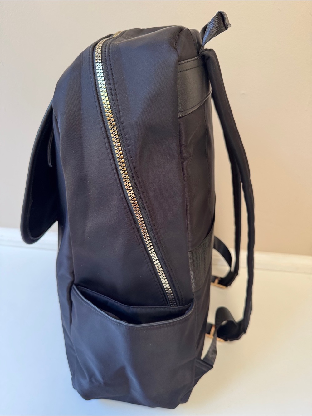 Hard Rock Cafe Black Backpack with Gold Accents - Picture 2 of 12